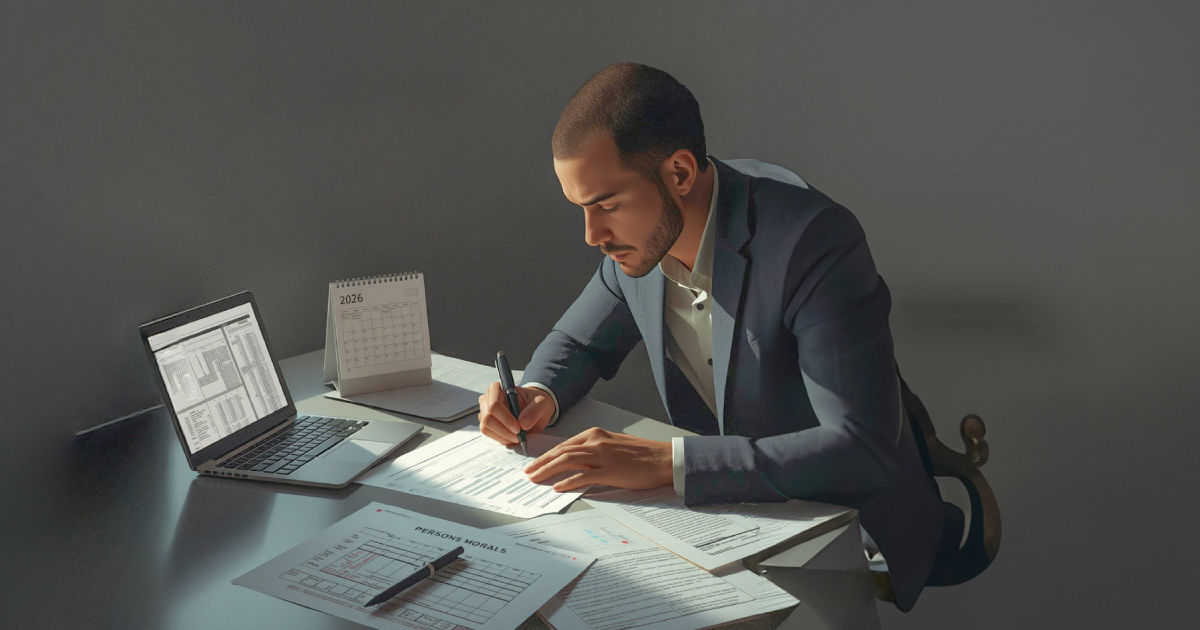 Papeles de trabajo para la declaración anual de personas morales 2025