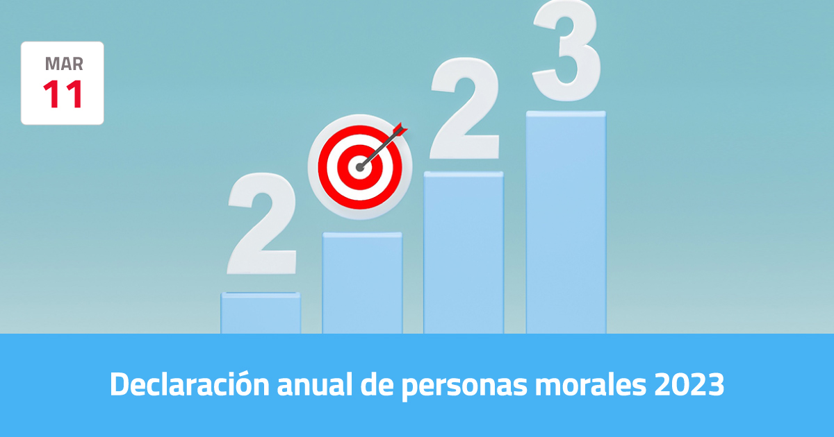 Declaración anual de personas morales 2023