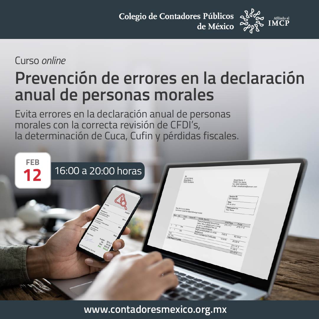 Prevención de errores en la declaración anual de personas morales