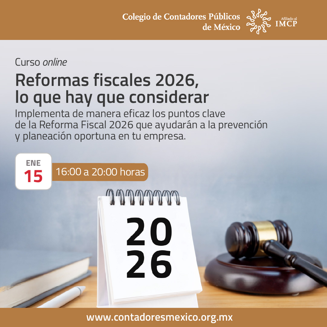 Reformas fiscales 2026, lo que hay que considerar