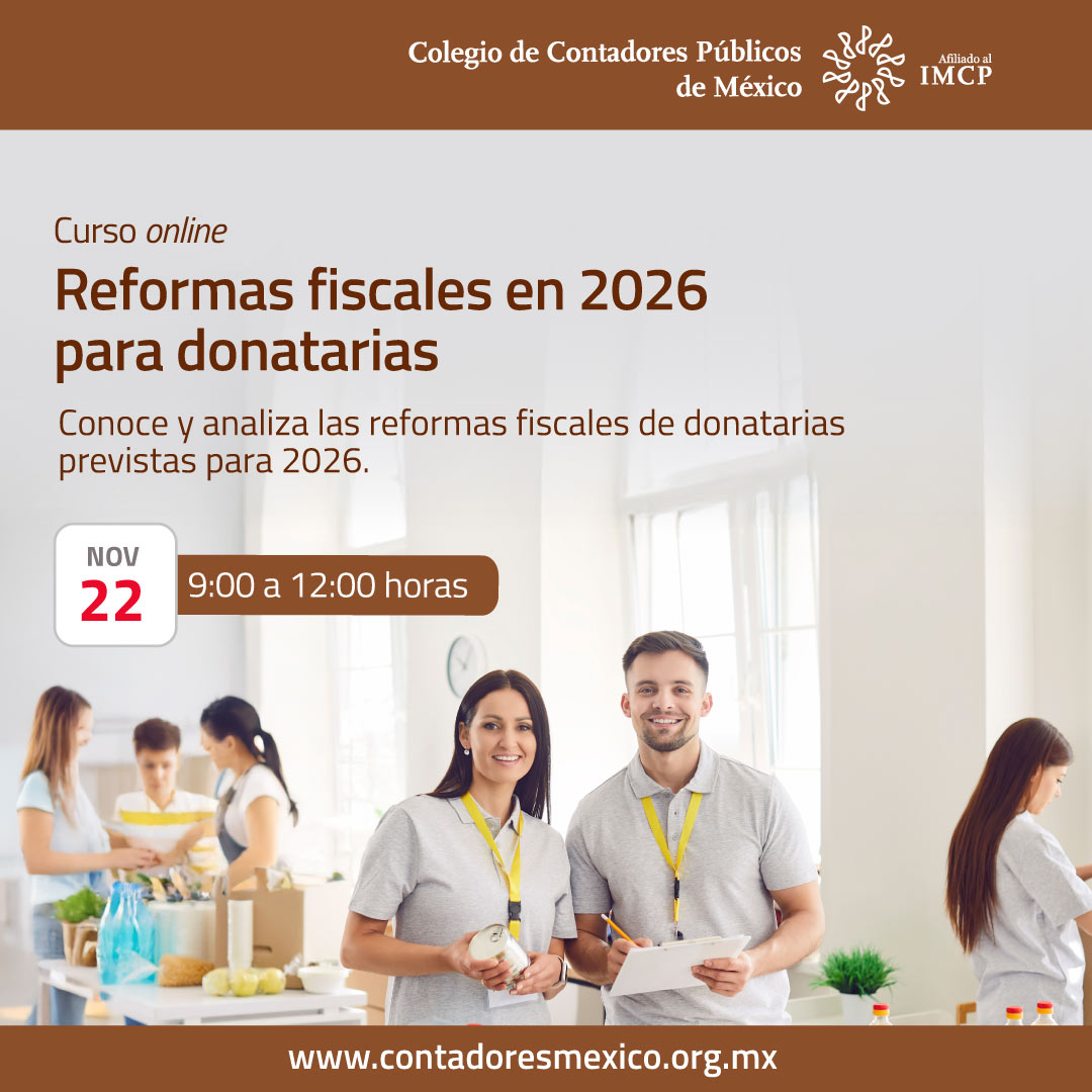 Reformas fiscales en 2026 para donatarias