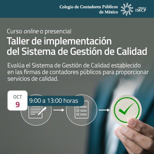 Taller de implementación del Sistema de Gestión de Calidad