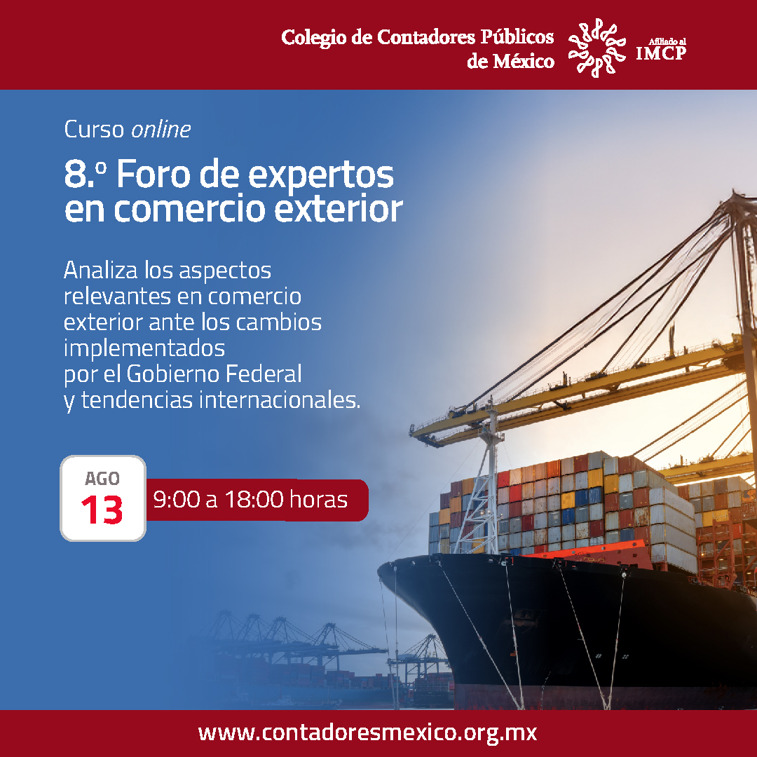 8.o Foro de expertos en comercio exterior