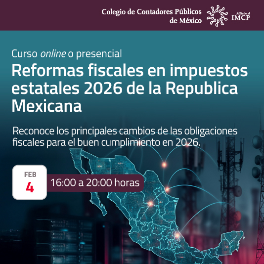 Reformas fiscales en impuestos estatales 2026 de la República Mexicana lateral