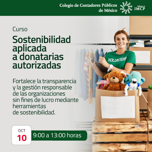 Sostenibilidad aplicada a donatarias autorizadas