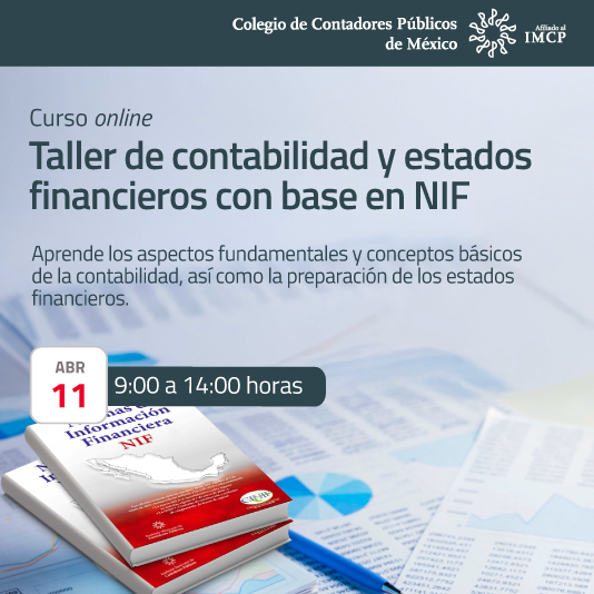 Taller de contabilidad y estados financieros con base en NIF