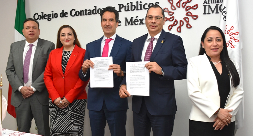 Colegio firma convenio de colaboración con el Colegio de Notarios de la CDMX
