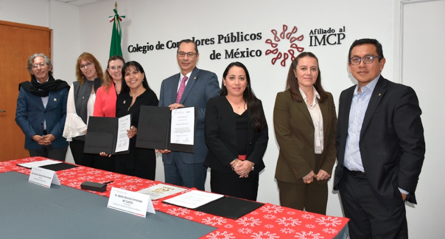Colegio y Universidad de Cuautitlán Izcalli estrechan lazos para impulsar la formación contable