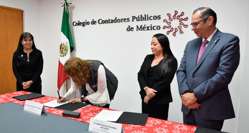Colegio y Universidad de Cuautitlán Izcalli estrechan lazos para impulsar la formación contable