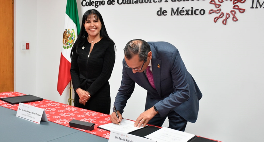 Colegio y Universidad de Cuautitlán Izcalli estrechan lazos para impulsar la formación contable