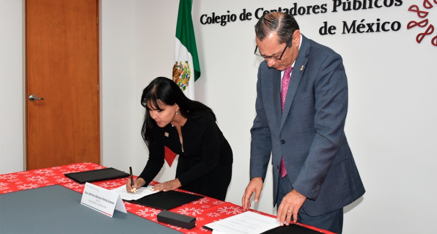 Colegio y Universidad de Cuautitlán Izcalli estrechan lazos para impulsar la formación contable