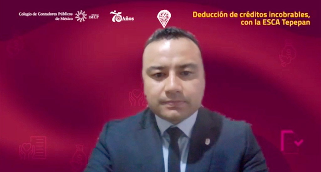 Deducción de créditos incobrables, con la ESCA Tepepan