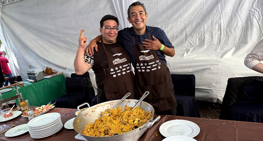 Gran Paellada encendió la fiesta con Los Yaguarú